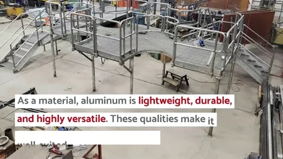 Aluminum Handrails Fabrication